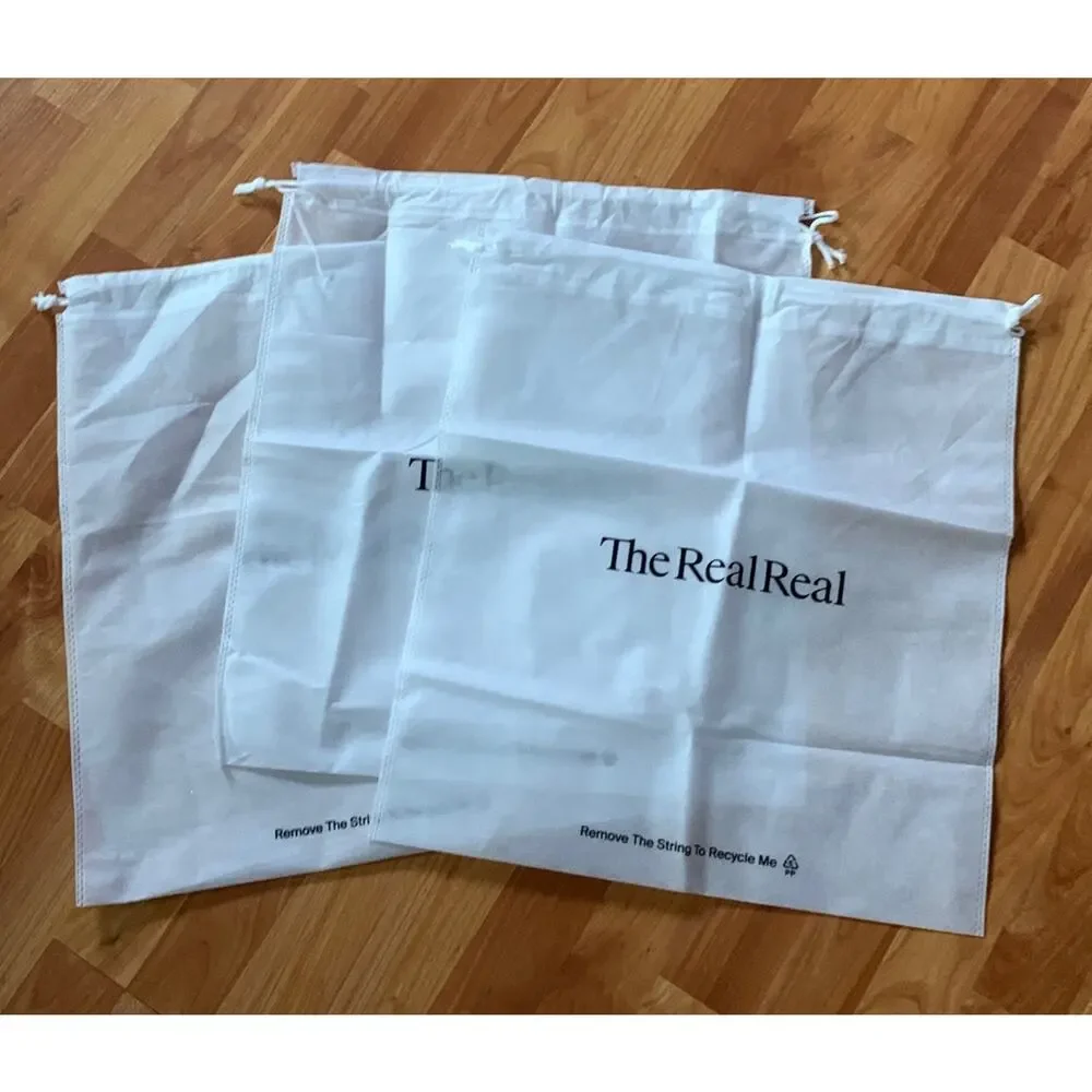 Bundle of 3 The Real Real Dust Bags
